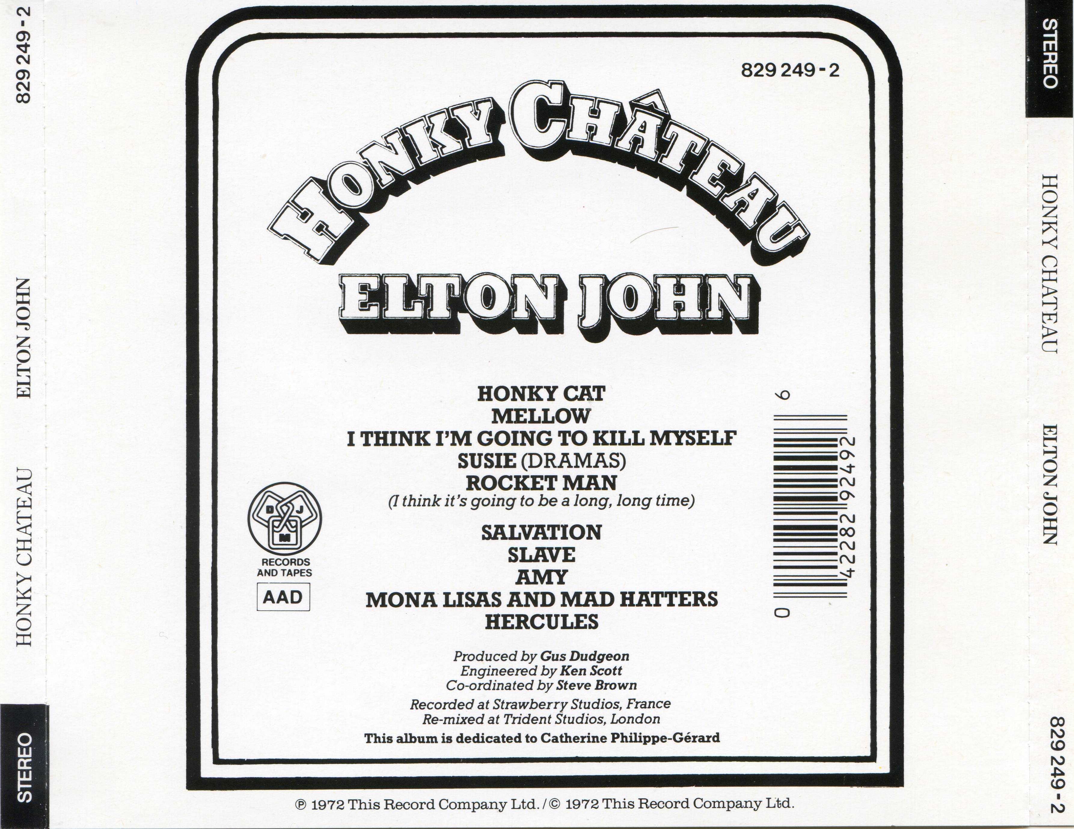 Elton John Honky Chateau [ak d]